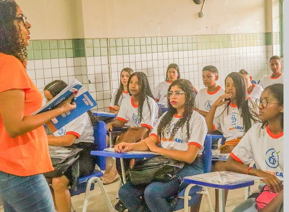 No Cabo, alunos da Rede Municipal de Ensino se preparam para provas do SAEPE