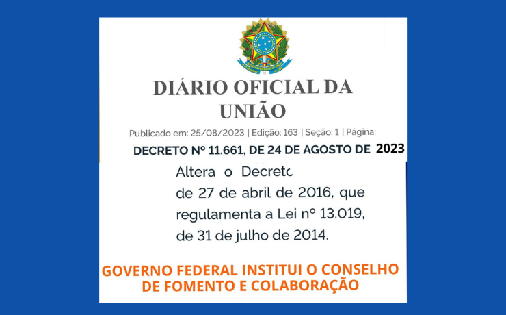 Governo Federal institui o Confoco